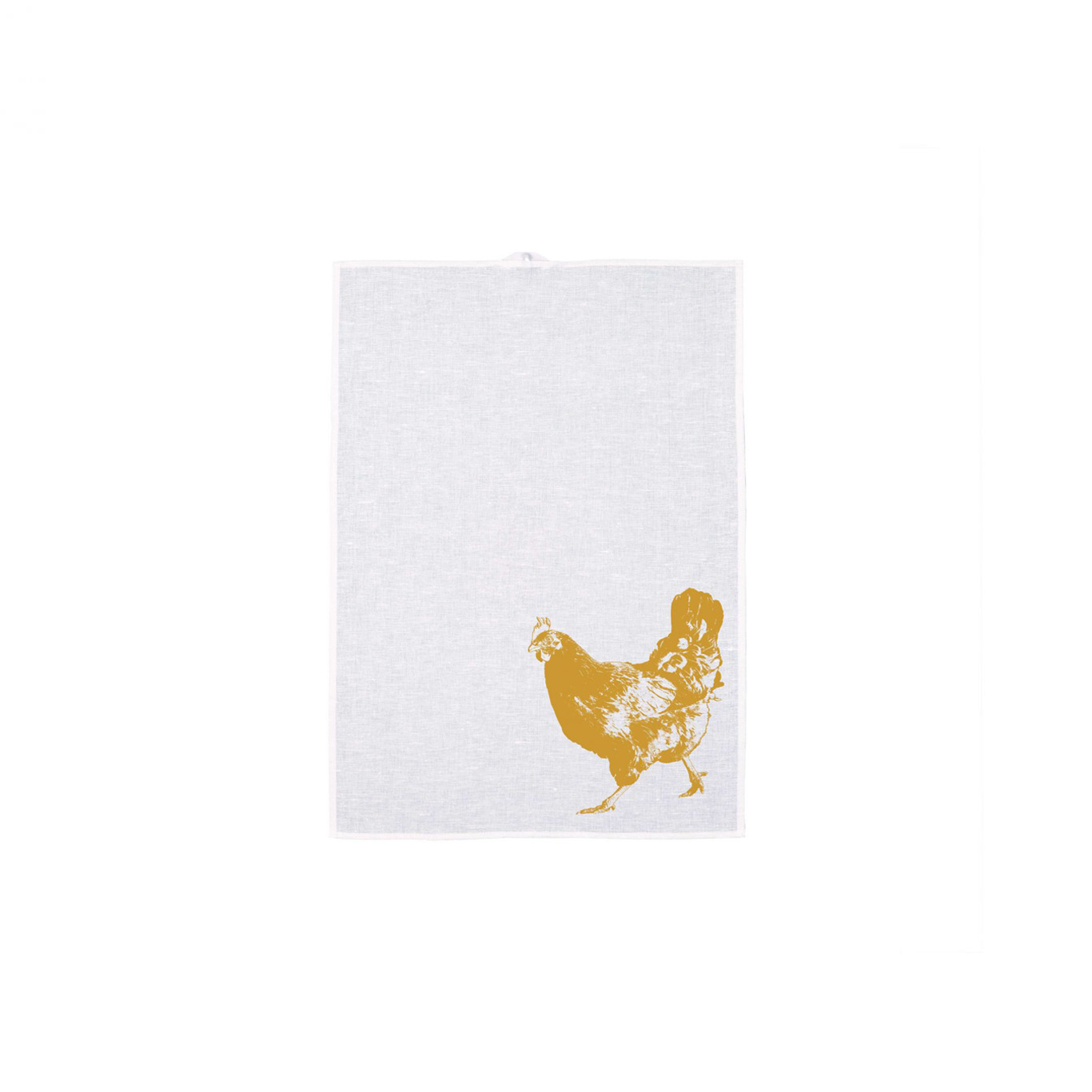 Geschirrtuch Huhn Honiggelb
