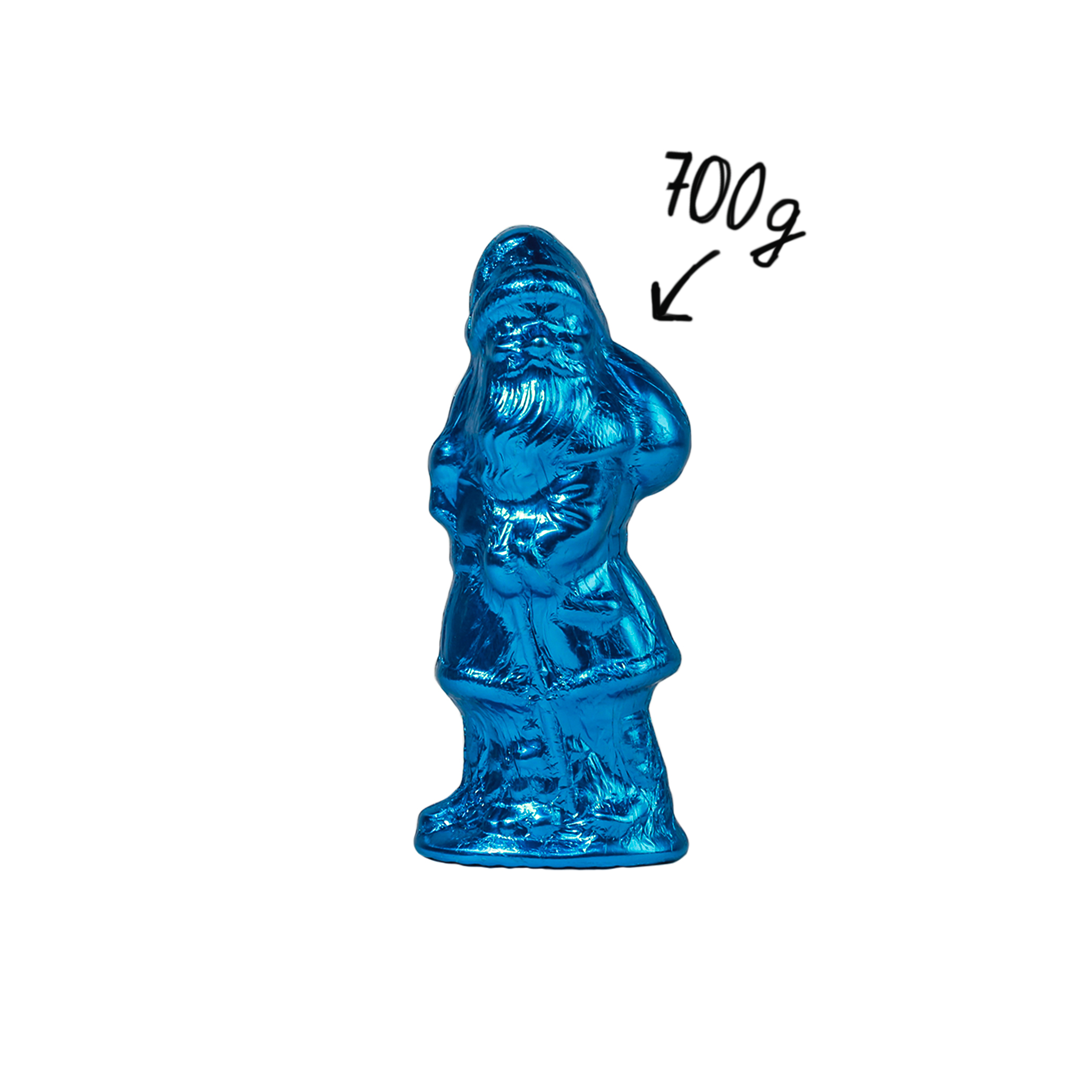 Weihnachtsmann 700g Blau