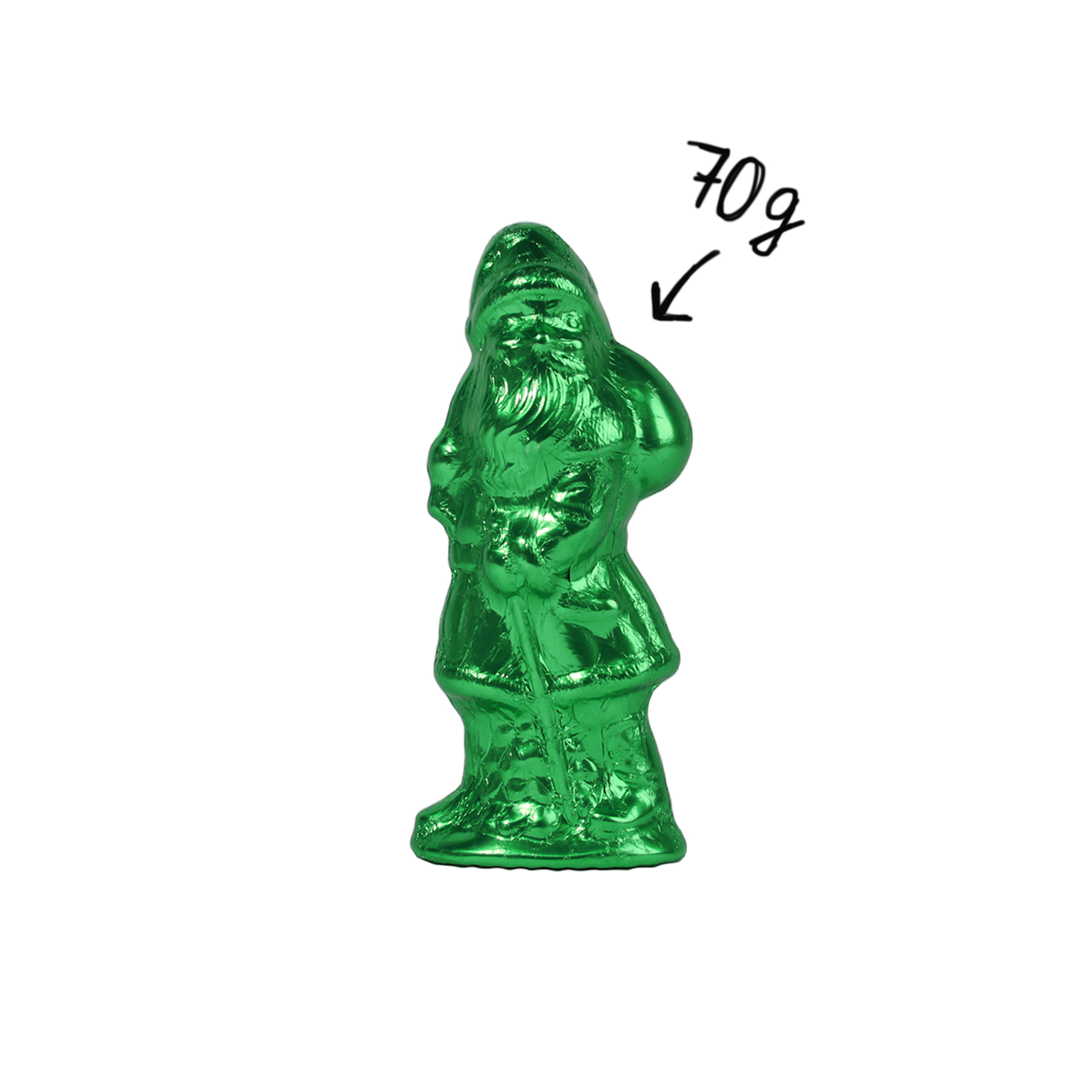 Weihnachtsmann 70g Moosgrün