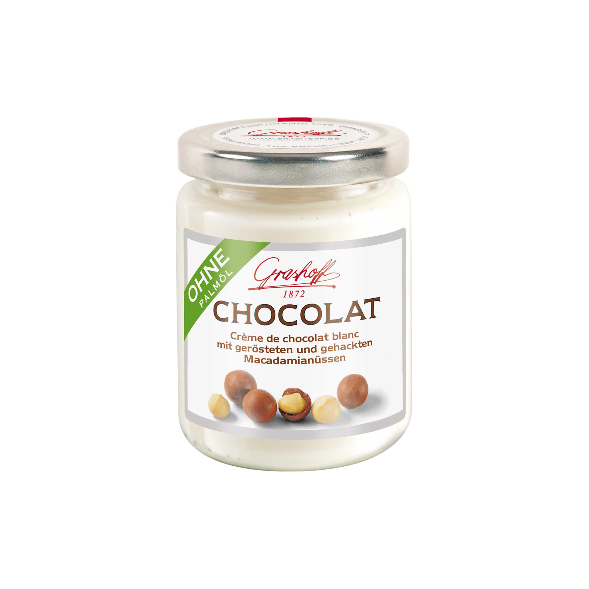 Weiße Creme Macadamia