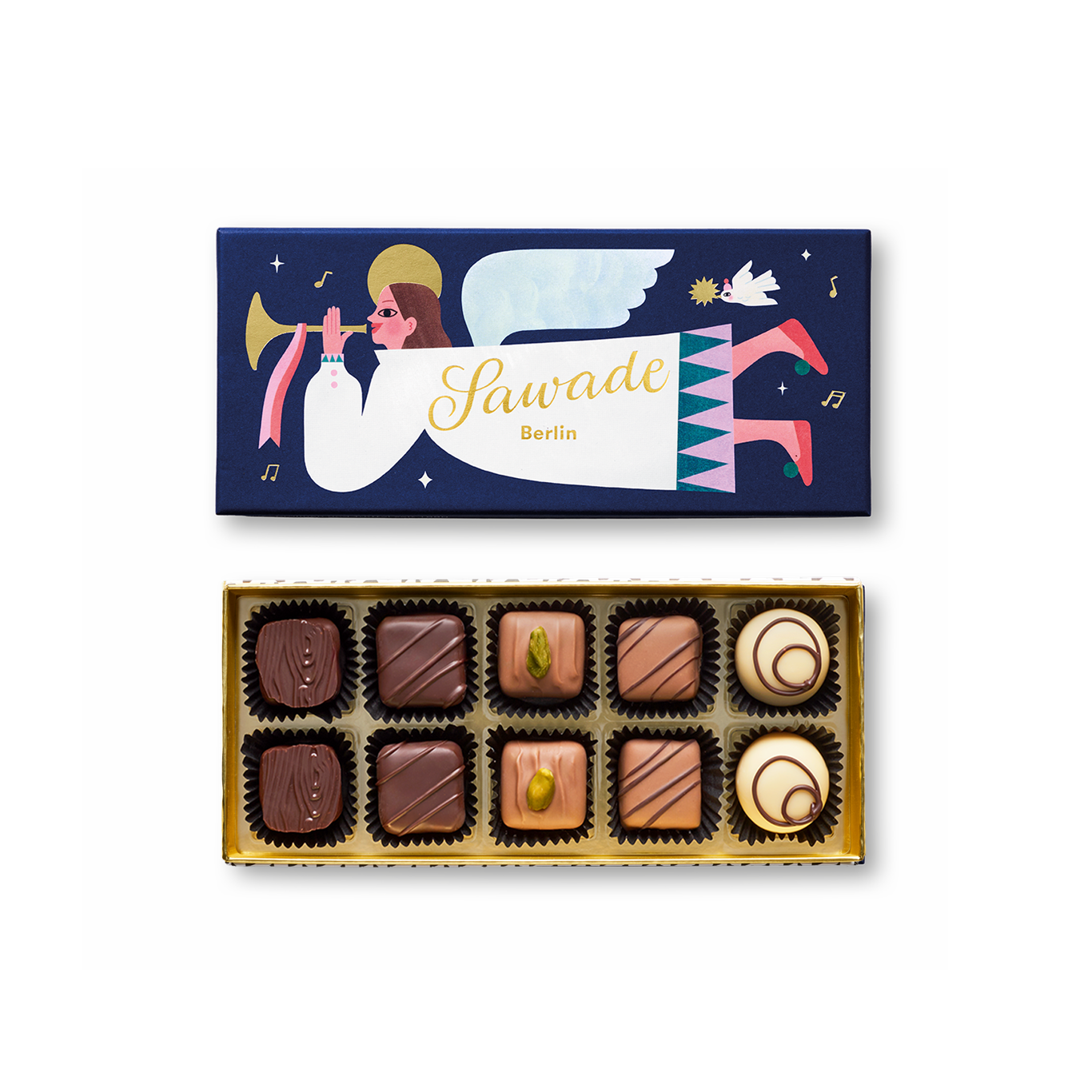 Pralinenschachtel Engel