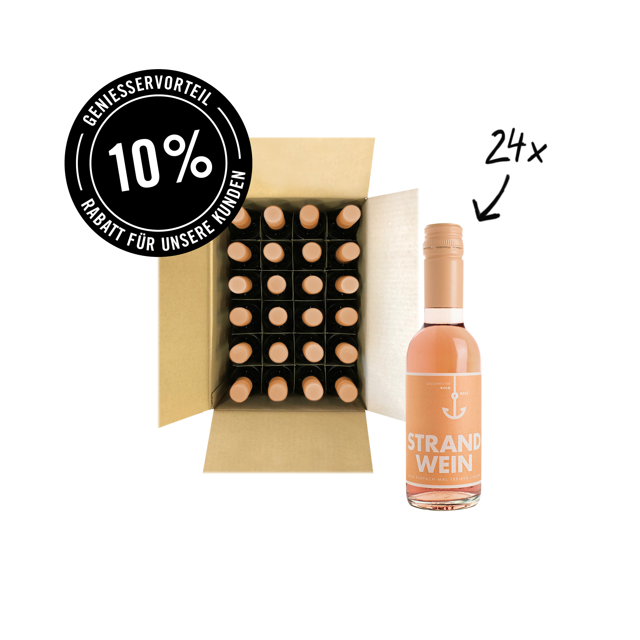Strandwein Rosé 0,25l 24er