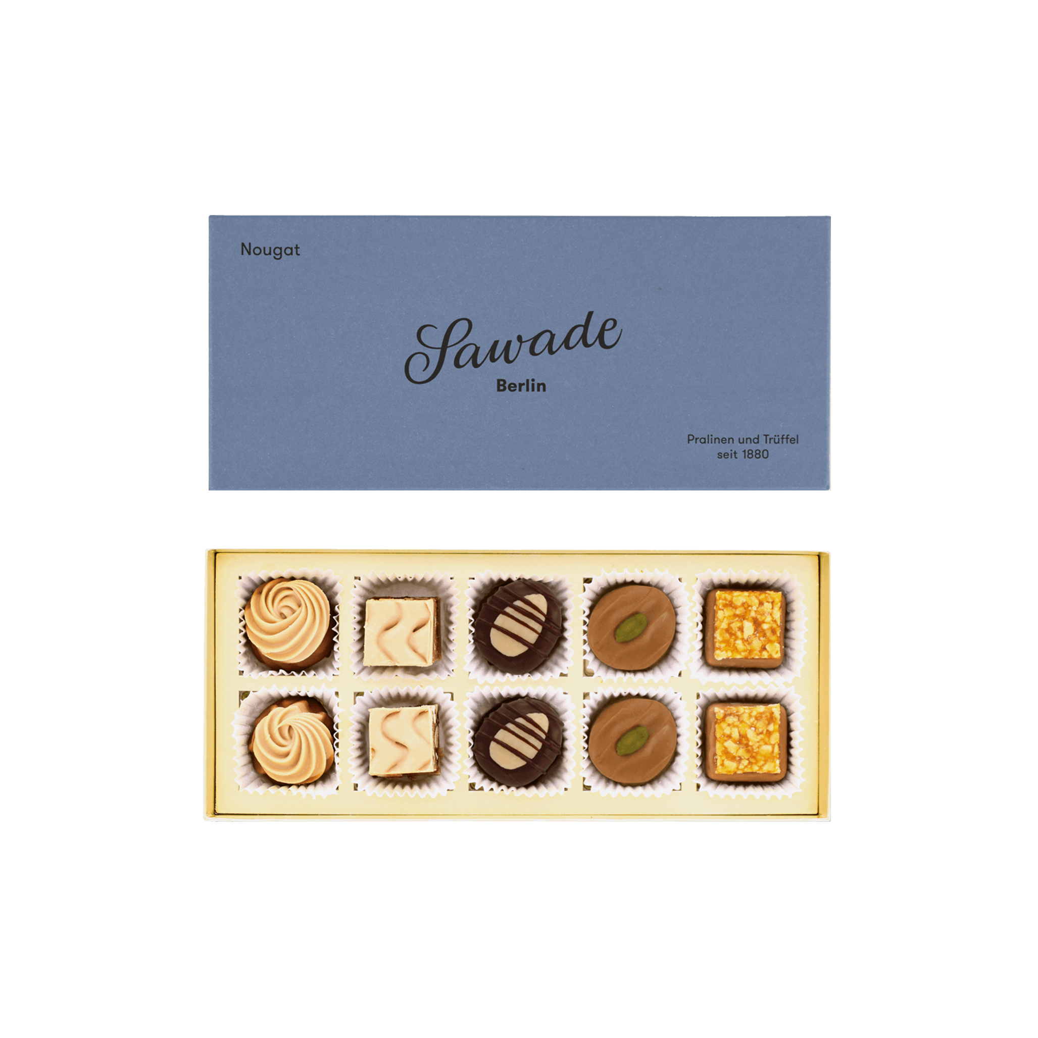 Pralinenschachtel Nougat 105g