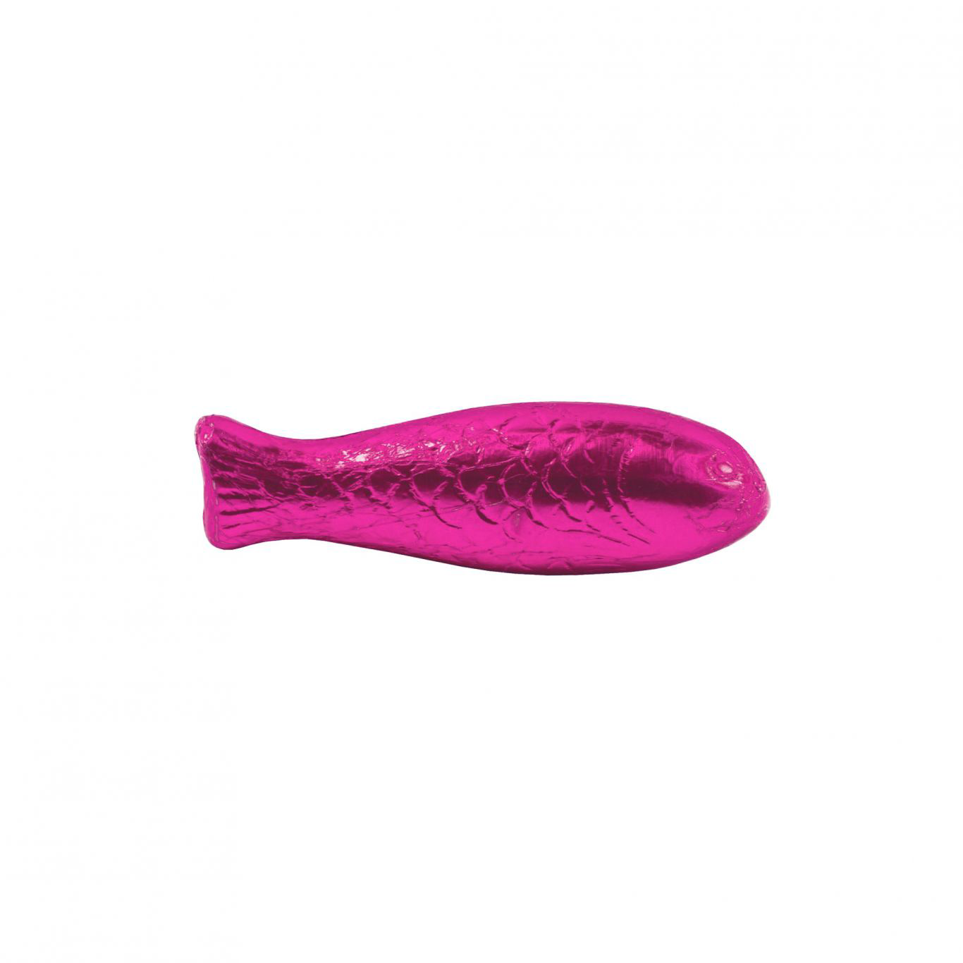 Kleiner Schokofisch Neonpink